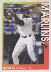 2022 Topps Archives Snapshots Base Set Bryan De La Cruz #48 card