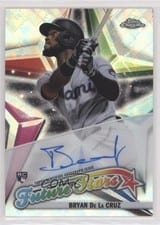 2022 Topps Chrome Logofractor Edition Future Stars Autographs Bryan De La Cruz #FSA-BD card
