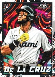 2022 Topps Fire Base Set Bryan De La Cruz #15 card