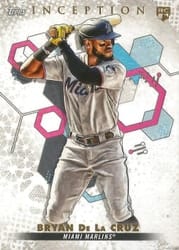 2022 Topps Inception Base Set Bryan De La Cruz #55 card