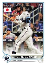 2022 Topps Japan Edition Base Set Bryan De La Cruz #157 card