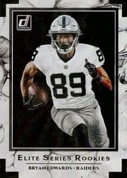 2020 Donruss Elite Series Rookies Bryan Edwards #ESR-BE card