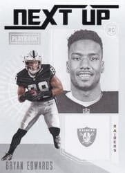 2020 Panini Playbook Next Up Bryan Edwards #NU-29 card
