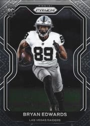 2020 Panini Prizm Base Set Bryan Edwards #373 card