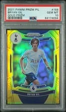 2021 Panini Prizm Premier League Bryan Gil Gold Prizm #159 card