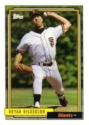1992 Topps Base Set Bryan Hickerson #8 card