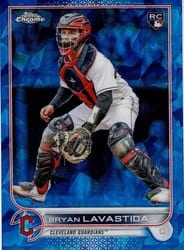 2022 Topps Chrome Update Sapphire Edition Base Set Bryan Lavastida #US317 card