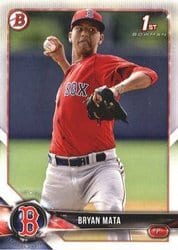 2018 Bowman Prospects Bryan Mata #BP2 card