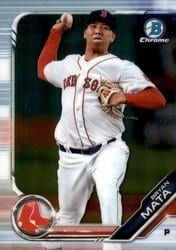 2019 Bowman Chrome Prospects Bryan Mata #BCP-140 card