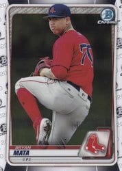 2020 Bowman Chrome Prospects Bryan Mata #BCP-128 card