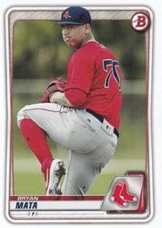 2020 Bowman Prospects Bryan Mata #BP-128 card