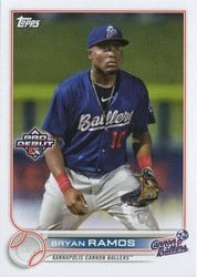 2022 Topps Pro Debut Base Set Bryan Ramos #PD-114 card
