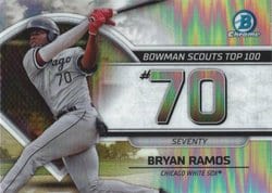 2023 Bowman Bowman Scouts Top 100 Bryan Ramos #BTP-70 card