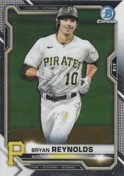2021 Bowman Chrome Base Set Bryan Reynolds #92 card