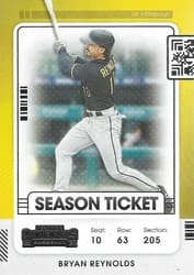 2021 Panini Contenders Base Set Bryan Reynolds #8 card
