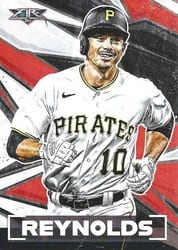 2021 Topps Fire Base Set Bryan Reynolds #109 card