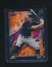 2024 Topps Finest Bryan Reynolds Orange Refractor #6 card