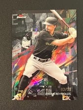 2024 Topps Finest Bryan Reynolds Black Refractor #6 card