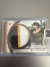 2025 Topps Museum Collection Momentous Material Jumbo Patch Relics Bryan Reynolds #MMJP-BRE card