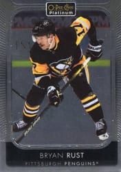 2021-22 O-Pee-Chee Platinum Base Set Bryan Rust #110 card