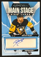 2023-24 Upper Deck Credentials Main Stage Signatures Bryan Rust #MS-BR card