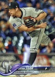 2018 Topps Base Set Bryan Shaw #363 card
