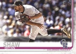 2019 Topps Base Set Bryan Shaw #415 card