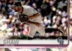 2019 Topps Chrome Sapphire Edition Base Set Bryan Shaw #415 card