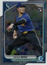 2024 Bowman Chrome Base Set Bryan Woo #88 card