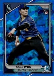 2024 Bowman Chrome Sapphire Edition Base Set Bryan Woo #88 card