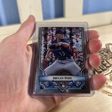 2024 Bowman Sterling Base Set Bryan Woo #BSR-21 card