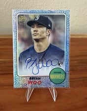 2024 Topps Archives Fan Favorite Autographs Bryan Woo #68FF-BW card
