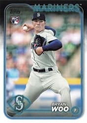 2024 Topps Base Set Bryan Woo #12 card