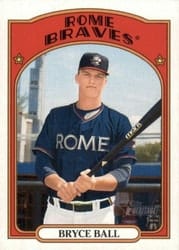 2021 Topps Heritage Minor League Base Set Bryce Ball #133 card