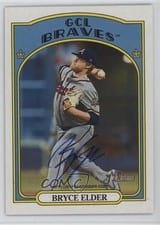 2021 Topps Heritage Minor League Real One Autographs Bryce Elder #ROA-BE card