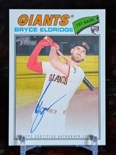 2026 Topps Heritage Real One Autographs Bryce Eldridge #ROA-BE card