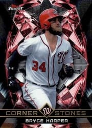 2018 Finest Cornerstones Bryce Harper #FC-BH card