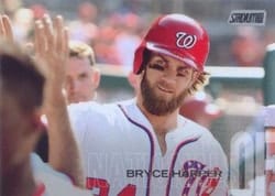 2018 Stadium Club Base Set Bryce Harper #179b card