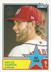 2018 Topps 1983 Topps Baseball 35th Anniversary All-Stars Bryce Harper #83AS-13 card