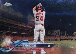 2018 Topps Chrome Update Base Set Bryce Harper #HMT73 card