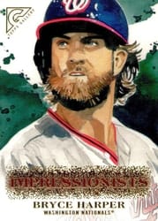 2018 Topps Gallery Impressionists Bryce Harper #I-7 card