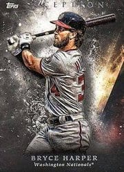 2018 Topps Inception Base Set Bryce Harper #17 card