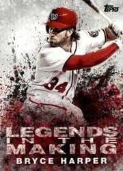 2018 Topps Legends in the Making (Series One) Bryce Harper #LTM-BH card