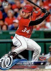 2018 Topps Opening Day Base Set Bryce Harper #114 card