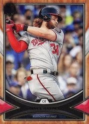 2018 Topps Tribute Base Set Bryce Harper #25 card