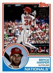2018 Topps Update 1983 Topps Bryce Harper #83-45 card