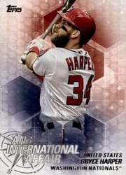2018 Topps Update An International Affair Bryce Harper #IA-40 card