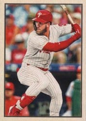 2019 Bowman Heritage Base Set Bryce Harper #53VR-50 card