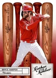 2019 Panini Leather & Lumber Base Set Bryce Harper #98 card