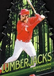 2019 Panini Leather & Lumber Lumberjacks Bryce Harper #LJ-9 card